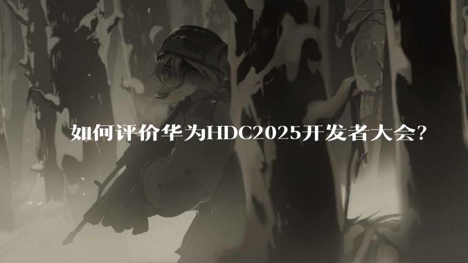 如何评价华为HDC2025开发者大会？